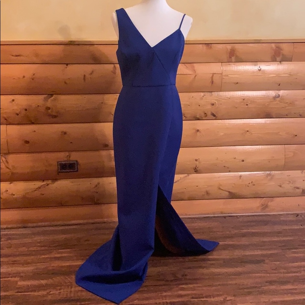BCBGMaxazria Royal Blue Gown Size 8